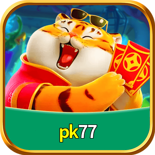 Imagem promocional da pk77 mostrando a plataforma e suas vantagens